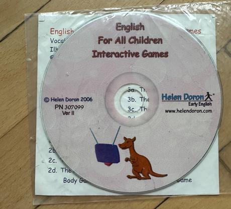 Edukačné cd s inter.hrami od helen doron za 2eur, 