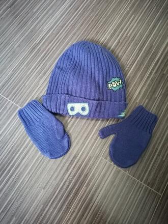 Čiapka zimná s rukavicami, kuniboo,104