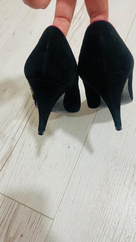 Lodičky z brúsenej kože 37, 37