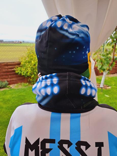 Zimná čiapka,nakrcnik neymar,ronaldo,messi,mbappe,