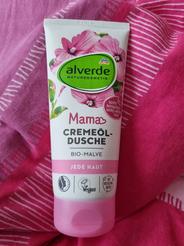 alverde NATURKOSMETIK Mama krémovo-olejový sprchovací gél, 200 ml