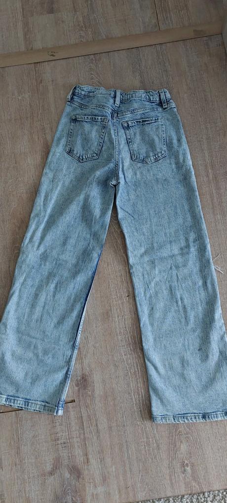 Dievčenské rifle wide leg, 140