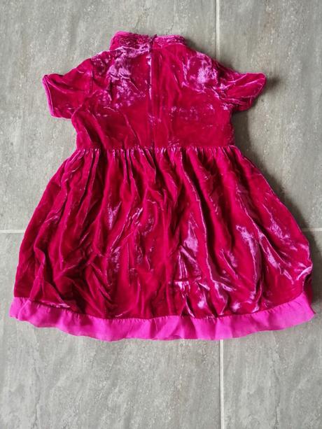 Luxus zamat. šaty,hodváb,monsoon,92-98,12-18m., 92