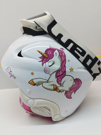 Lyžiarska prilba wedze plus okukiare, 