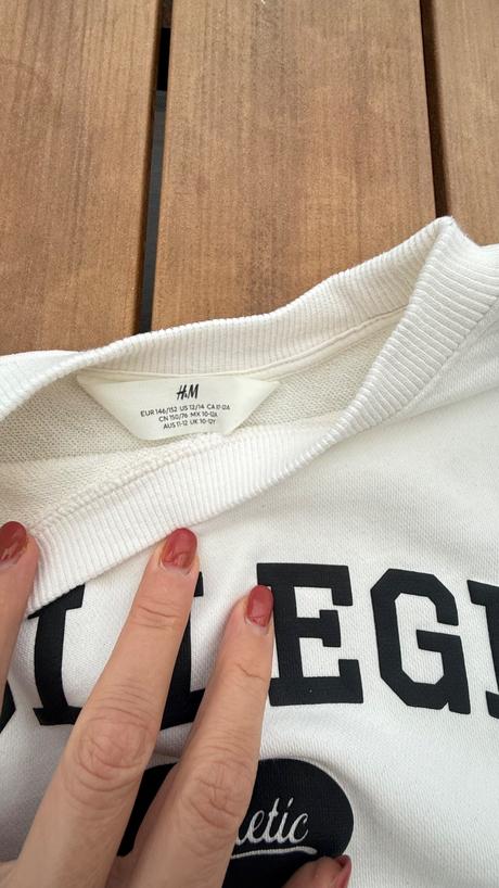 College mikina h&m 146/152, h&m,146