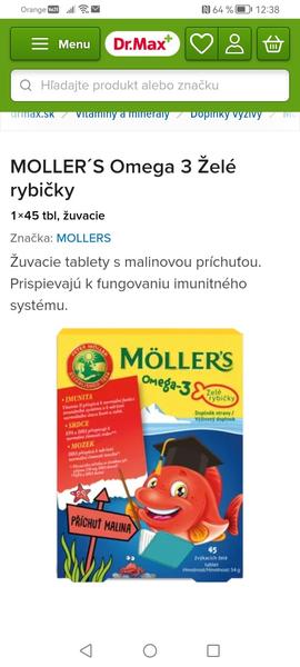 Pomáhajú Möller's Omega 3 želé rybičky na imunitu? 