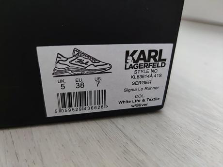 Biele tenisky karl lagerfeld, karl lagerfeld,38