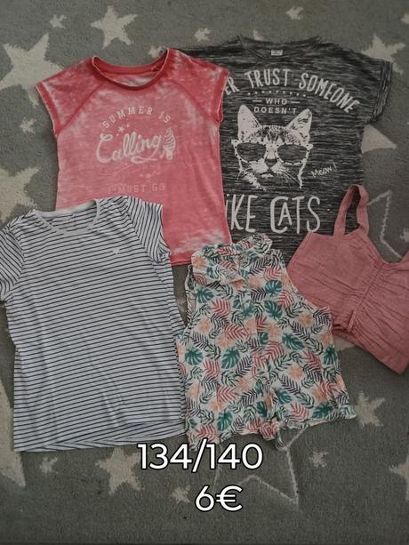 Tričká pre dievčatko, 134