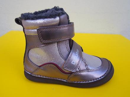 Detské kožené zimné topánky ddstep 078, d.d.step,26 - 31