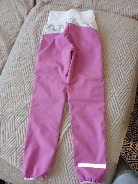 Nohavice softshelove, 128