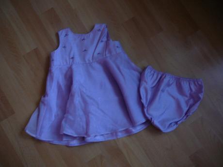 Dievčenské šaty 74-80 s gatkami, marks & spencer,80