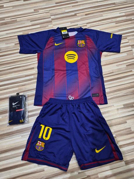 Nový detský set fc barcelona - yamal, nike,128 / 134 / 140 / 146