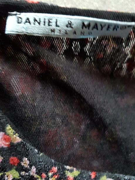 Kvetované talianske dvojvrstvové tričko sko, s