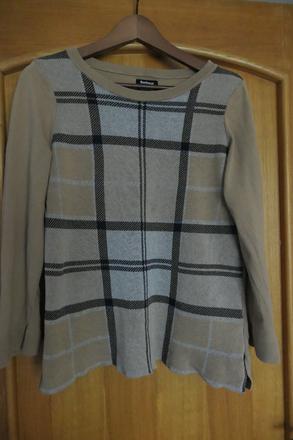 Barbour tartan original luxusny svetrik s-l, m
