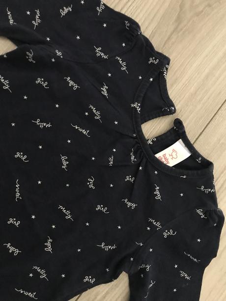 Tričko tmavomodré, c&a,80