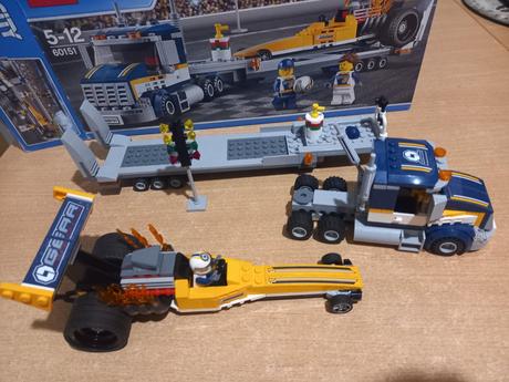 Lego city 60151 ťahač a formula, 
