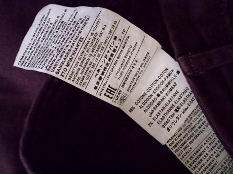 Chino s elastanom, benetton,l