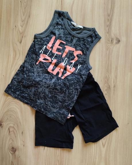 Letný set - kraťasy + tielko, h&m,104