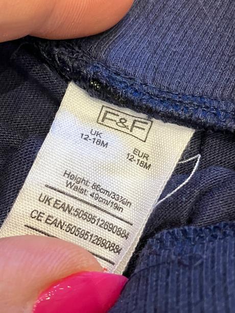 Chlapčenské šortky tmavomodré f&f (86), f&f,86