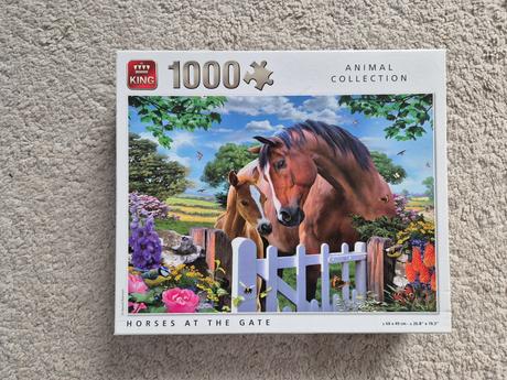 King riverside horses at the gate puzzle 1000,