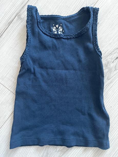Tmavomodrý tielkový top, f&f,92