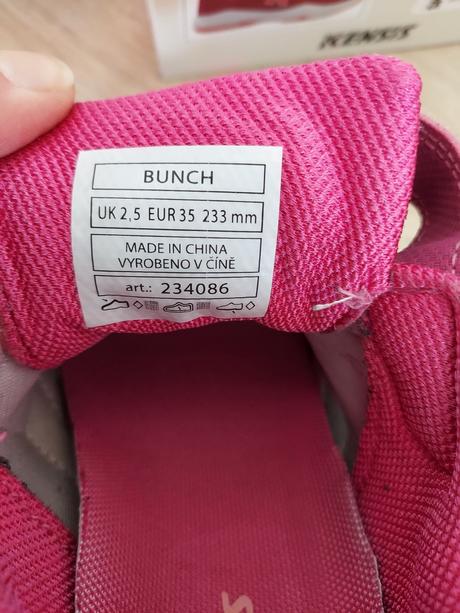 Dievčenské tenisky, 35