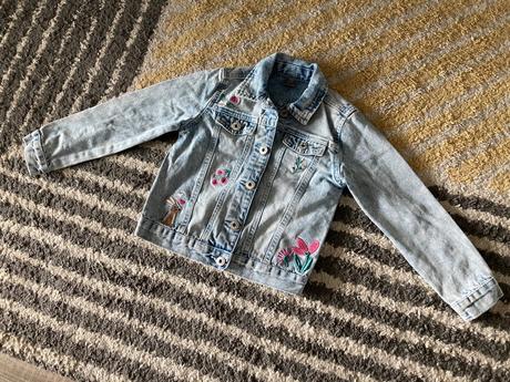 Rifľová bunda s výšivkami little kids, 122