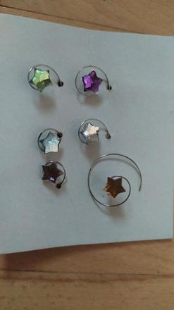 Sponky v tvare hviezdičiek do vlasov, oriflame