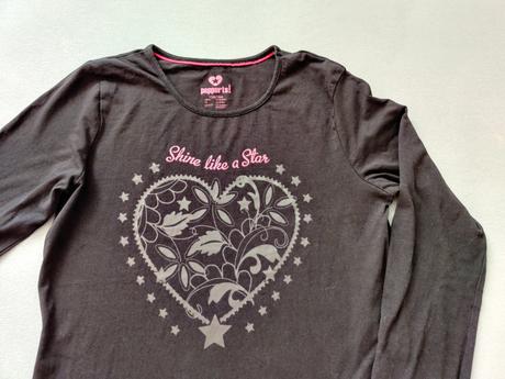 Dievčenské tričko dlhý rukáv 158/164, pepperts,158