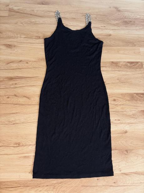 Rebrovane šaty s retiazkou s/m, m / s