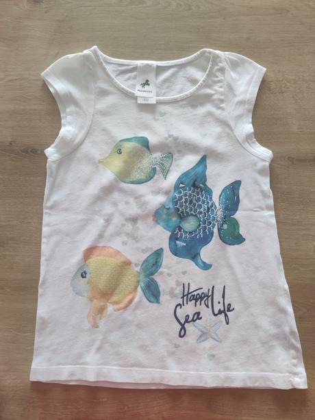 Tričko s rybičkami, palomino,122