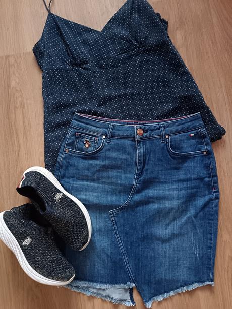 Riflova sukňa u. s. polo assn., u.s. polo assn.,38