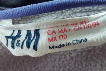 Fialová softshelová bunda, h&m,170