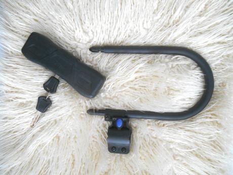 Zámok na bicykel crivit u-lock, 