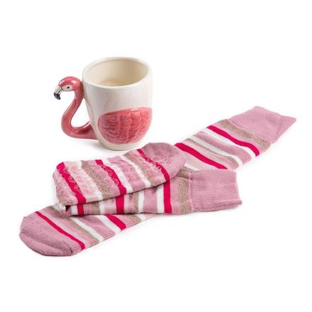 Veselé ponožky plameniak, 37 / 38 / 39 / 40 / 42