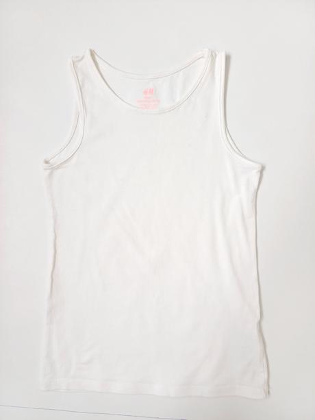 Tielko - tričko bez rukávov, h&m,122