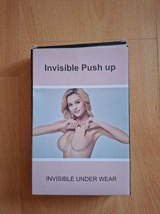 Neviditeľná push-up podprsenka, m / s