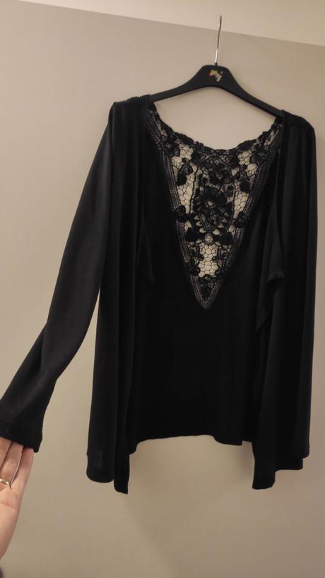 Tenky svetrik s cipkou, only,s