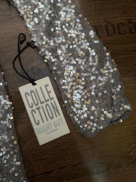 Flitrované šaty pull & bear, pull&bear,s