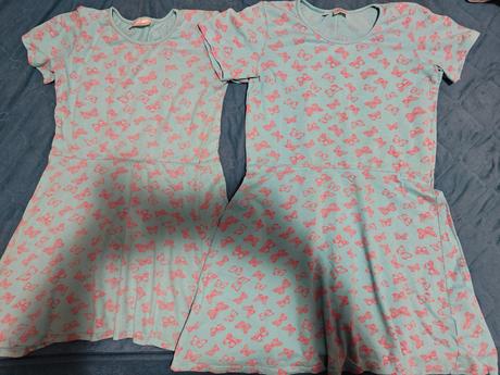Letné šaty pre sestry,velkost 158+164, 158
