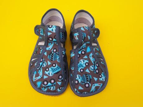 Detské barefoot papučky beda trucks sandálkové, beda,22 - 35