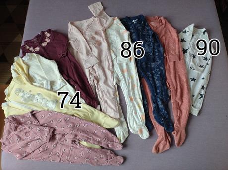 Predam detske/ dojcenske oblecenie, ciapky..., 68–80