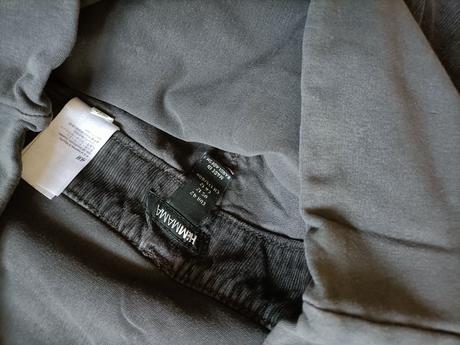 Tehotenské rifle, menčestráky a riflová sukňa, h&m,42