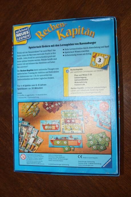 Hra rechenkapitän - navod v slovenčine- od 6 rokov,