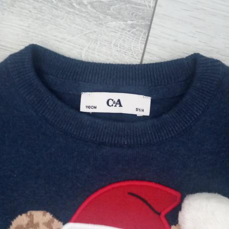 Svetrík s vianočným motívom, c&a,110