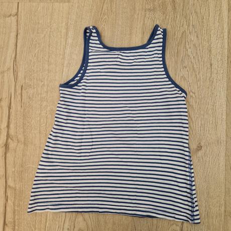 Tričko hm biele paskované, h&m,116