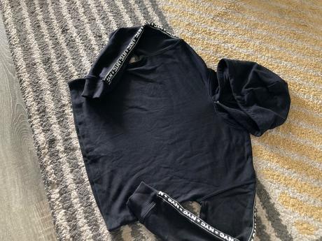 Zateplená crop mikinka 146/152, c&a,146