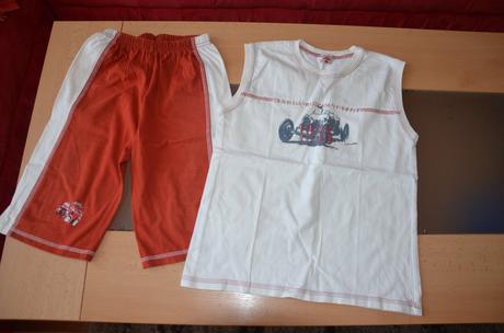 Letná súprava - tričko a šortky, 134