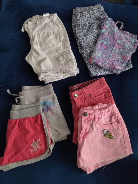 Balík oblečenia jar/leto 128-146, 122–134