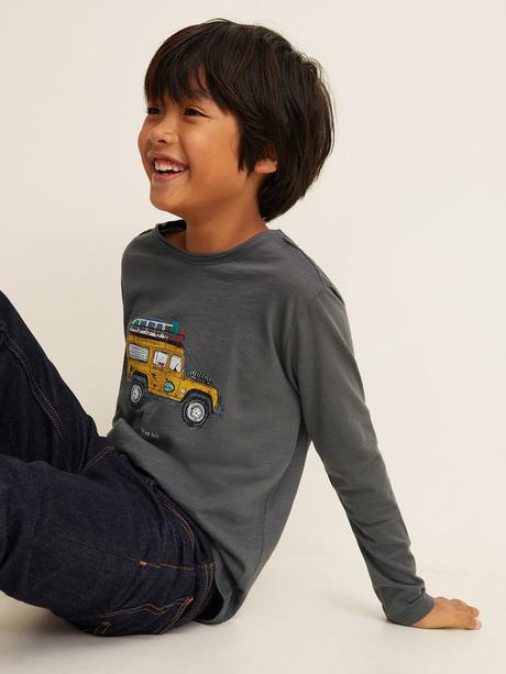 Chlapčenské bavlnené tričko mango, veľ.164, mango,164